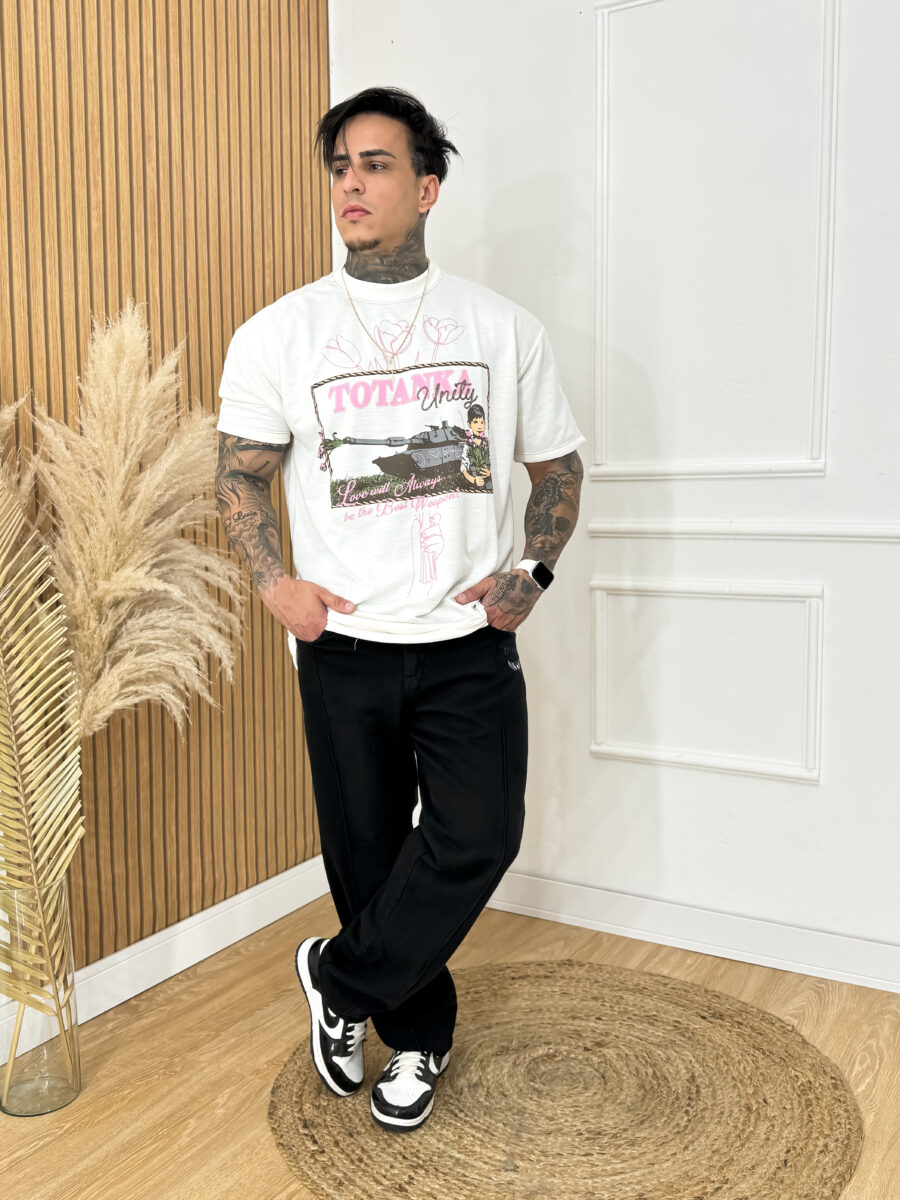 Camiseta Oversized Unarmed Off White - Image 2
